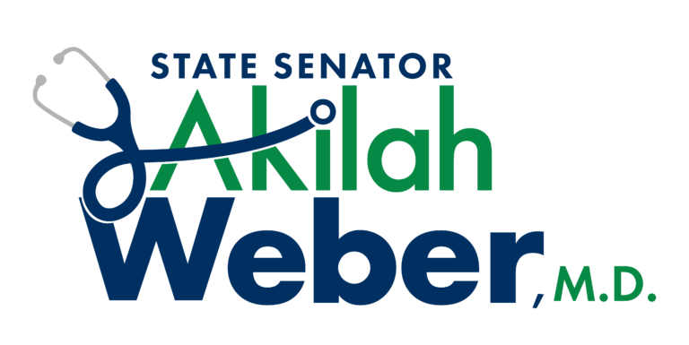 State Senator Akilah - Vertical Logo